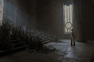 Daemon and Rhaenyra Throne Still