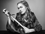 TV Guide photoshoot of Cersei in Season 3.
