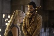 Dany and Daario in Meeren