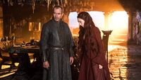 Melisandre e Stannis Mhysa