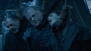 Ser Alliser hanging alongside Olly and Othell Yarwick