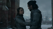 Arya warns Jon S8 Ep6