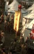 The banner of House Bracken at the Tourney of the Hand in "The Wolf and the Lion".