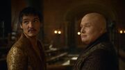 Oberyn and Varys throne room