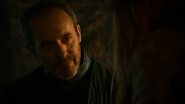 Stannis Baratheon talks to Shireen in "Kissed by Fire"