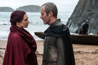 Stannis discute com Melisandre