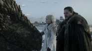 Checking on dragons Jon and Dany