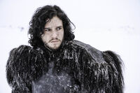 Jon Snow no acampamento de Mance