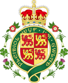 Королевский знак Уэльса — страны, входящей в состав Великобритании.