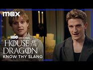 Ewan Mitchell & Tom Glynn-Carney Guess American Slang / House of the Dragon / Max