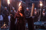 Released HBO promotional image of Melisandre in Season 5 of Game of Thrones.