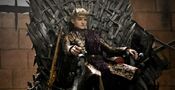King Joffrey Baratheon, First of His Name, sits on the Iron Throne in "Garden of Bones".