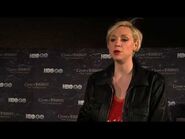 Game of Thrones Season 4: Gwendoline Christie Remembers the Fallen (HBO)