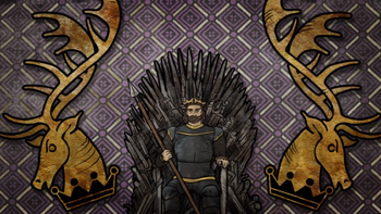 Robert in the Iron Throne