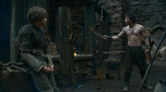 Arya and Gendry.