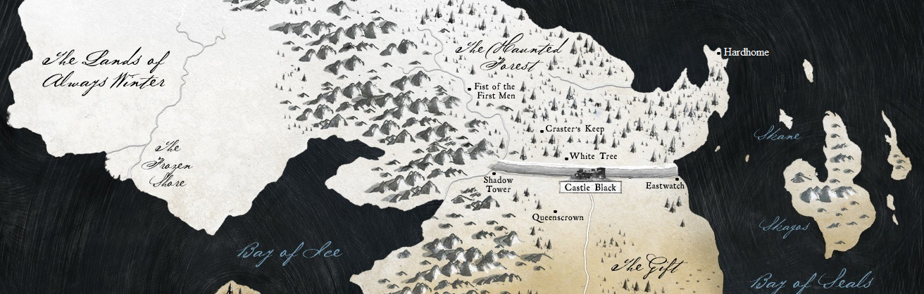 Westeros Map North Of The Wall Beyond The Wall | Game Of Thrones Wiki | Fandom