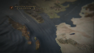 From the Season 5 opening credits: The northernmost of the Summer Islands is due south of the Narrow Sea, east of Dorne and west from Tyrosh and the other Free Cities.
