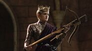 Joffrey wielding his crossbow in "Garden of Bones."