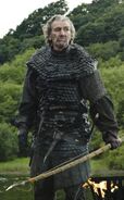 Ser Brynden "Blackfish" Tully, Catelyn's uncle.