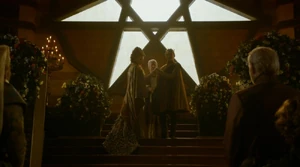 Trauung von  mit  in der Tradition des .