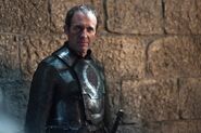 A promotional image of Stannis in "Blackwater."