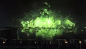 Wildfire explosion