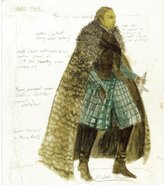 Eddard Stark costume concept art.