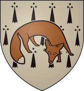 House Florent: ermine, a fox proper guardant contourny