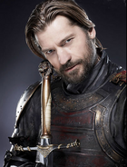 EW photo of Coster-Waldau in costume as Jaime.