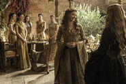 Margaery wearing Cersei style clothes in Season 5