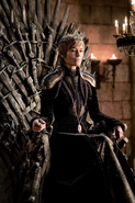 Cersei on the throne