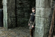 Bran in the archway