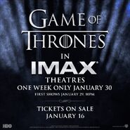 Game Of Thrones IMAX