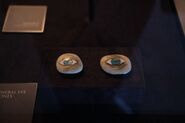 Thrones exhibit funeral eye stones