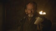 Davos shows Stannis the letter from the Night's Watch