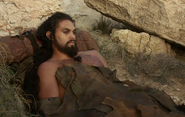 Drogo in a vegetative state.