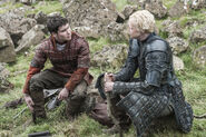 Brienne and Podrick in "The Children".