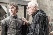 Bran Stark and the Three-Eyed Raven in Winterfell