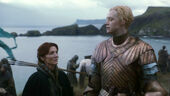 Brienne and Catelyn meet.