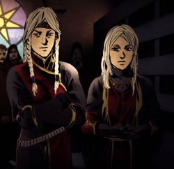 Visenya and Rhaenys Targaryen
