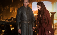 Stannis and Melisandre in "Mhysa".