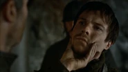 Gendry meets his uncle Stannis Baratheon in "Second Sons".