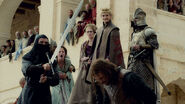 Eddard é executado por Sor Ilyn Payne com Gelo.