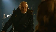 Tywin discusses with Cersei and Tyrion in "Kissed by Fire."