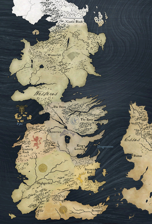 game of thrones political map