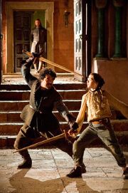 Arya, Ned and Syrio 1x03