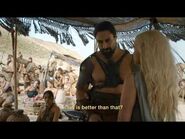 Game of Thrones Season 6: Episode 1 Clip - Daenerys meets Khal Moro (HBO)