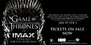 Game of Thrones in IMAX Tickets on Sale Now