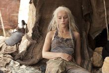 Daenerys Targaryen in season 2, episode 3 "What is Dead May Never Die".