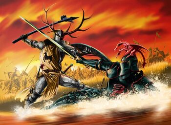 Battle of the Trident Robert Rhaegar by Mike S Miller